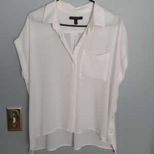 Banana republic white summer blouse